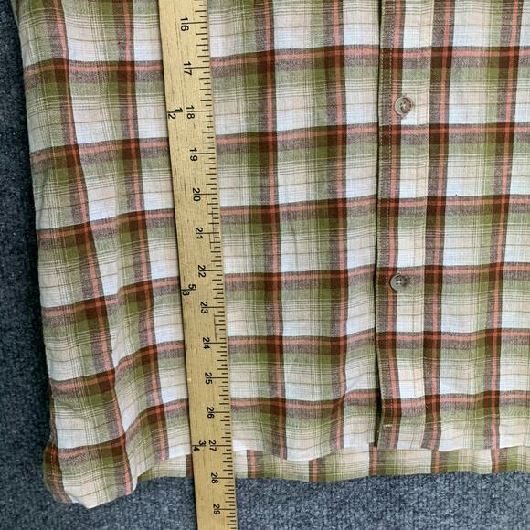 NEW Liverpool Los Angeles Mens Short Sleeve Plaid Button Up‎ Shirt SZ M - Picture 4 of 7